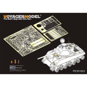 WWII US M4A3 (76)w Mid Tank Basic (MENG TS-041) - VOYAGER MODELS