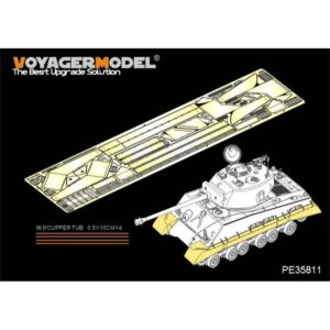 WWII US M4A3E8 Sherman Fenders/Track Cover (For TAMIYA 35346) - VOYAGER MODELS