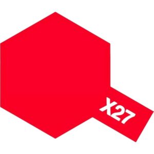 X-27 Clear Red - Acrylic Paint (Gloss) 23 ml