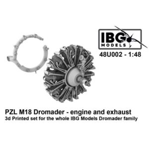 1/48 PZL M18 Dromader - Engine and Exhaust