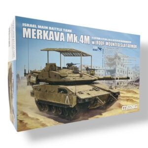 Israel Main Battle Tank Merkava Mk.4M w/Roof-Mounted Slat Armor