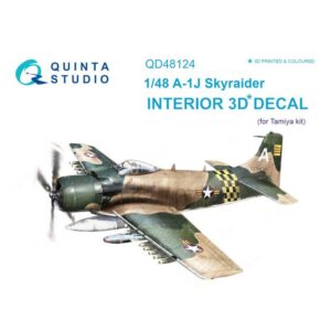 A-1J 3D-Printed & coloured Interior on decal paper (Tamiya)