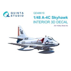 A-4C Skyhawk 3D-Printed & coloured Interior on decal paper (Hobby Boss)