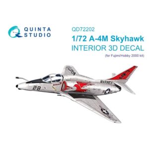 A-4M 3D-Printed & coloured Interior on decal paper (Fujimi/Hobby 2000)