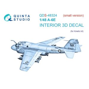 A-6E 3D-Printed & coloured Interior on decal paper (Kinetic) (Small version)