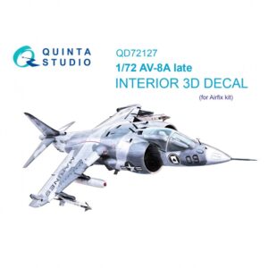 AV-8A late 3D-Printed & coloured Interior on decal paper (Airfix)