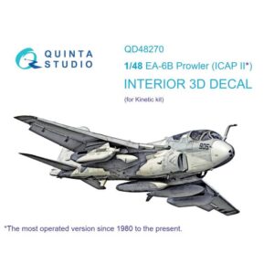 EA-6B Prowler (ICAP II) 3D-Printed & coloured Interior on decal paper (Kinetic)