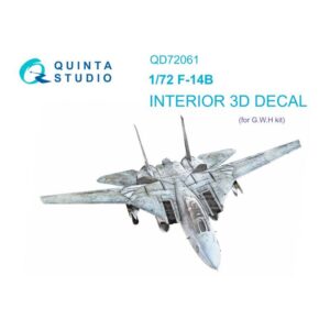 F-14B 3D-Printed & coloured Interior on decal paper (GWH)