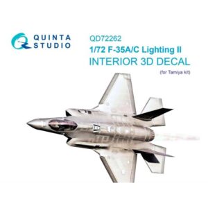F-35A/F-35С Lightning II 3D-Printed & coloured Interior on decal paper (Tamiya)