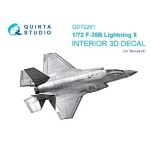 F-35B Lightning II 3D-Printed & coloured Interior on decal paper (Tamiya)