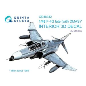 F-4G late 3D-Printed & coloured Interior on decal paper (Meng)