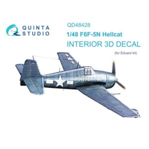 F6F-5N Hellcat 3D-Printed & coloured Interior on decal paper (Eduard)