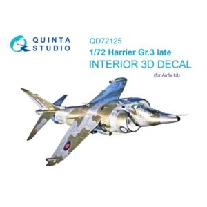 Harrier Gr.3 late 3D-Printed & coloured Interior on decal paper (Airfix)