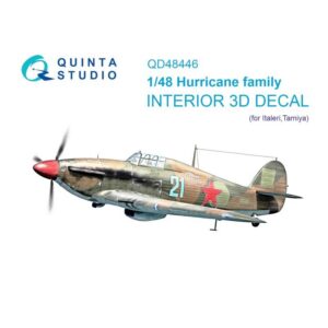 Hurricane family 3D-Printed & coloured Interior on decal paper (Italeri/Tamiya)