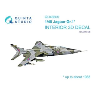 Jaguar Gr.1 3D-Printed & coloured Interior on decal paper (Airfix)