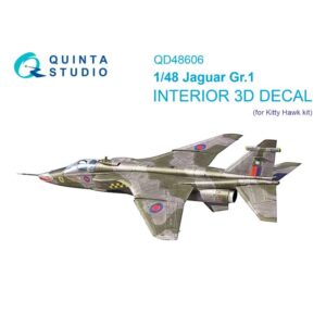 Jaguar Gr.1 3D-Printed & coloured Interior on decal paper (Kitty Hawk)