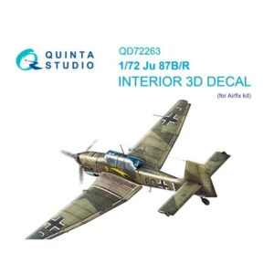 Ju 87B/Ju 87R 3D-Printed & coloured Interior on decal paper (Airfix)