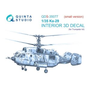 Ka-29 3D-Printed & coloured Interior on decal paper (Trumpeter) (Small version)