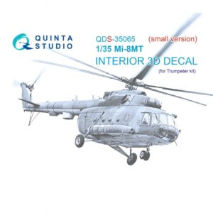 Mi-8MT 3D-Printed & coloured Interior on decal paper (Trumpeter) (Small version)