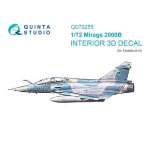 Mirage 2000B 3D-Printed & coloured Interior on decal paper (Modelsvit)
