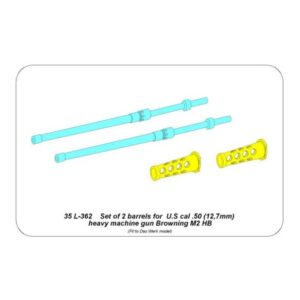 Set of 2 barrels for U.S cal .50 (12,7mm) heavy machine gun Browning M2 HB