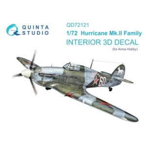 Spitfire Mk.Iа 3D-Printed & coloured Interior on decal paper (Airfix)