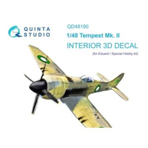 Tempest Mk.II 3D-Printed & coloured Interior on decal paper (Eduard)