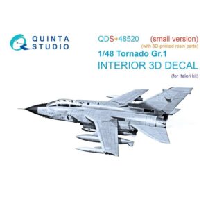 Tornado Gr.1 3D-Printed & coloured Interior on decal paper (Italeri) (small version) (with 3D-printed resin parts)