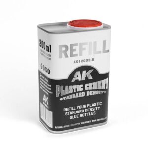 250ml. REFILL PLASTIC CEMENT STANDARD DENSITY