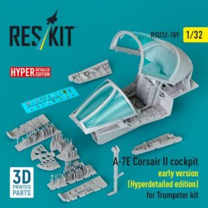 A-7E Corsair II early cockpit (Hyperdetailed edition) for Trumpeter kit (3D Printed)