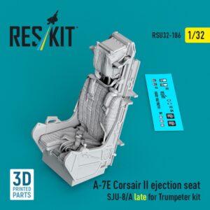 A-7E Corsair II ejection seat SJU-8/A late for Trumpeter kit (3D Printed)