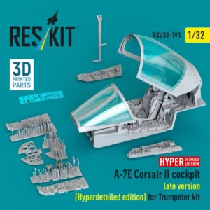 A-7E Corsair II late cockpit (Hyperdetailed edition) for Trumpeter kit (3D Printed)