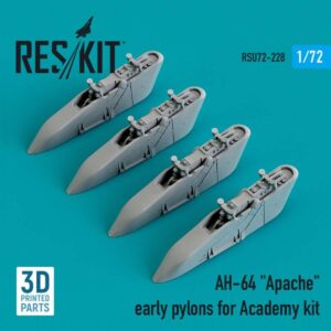 AH-64 "Apache" early pylons for Academy kit (3D Printed) (1/72)