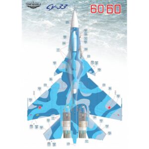DECALS FOR SU-33 WINGS OVER THE SEA 1/48