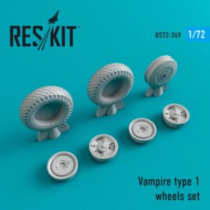 DH.115 "Vampire" wheels set type 1 (1/72)