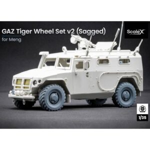 GAZ Tiger V2 (with shield) Sagged wheel set