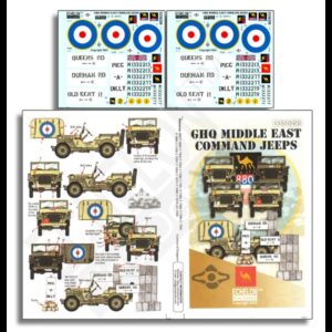 GHQ Middle East Command 1/4 Ton 4x4s