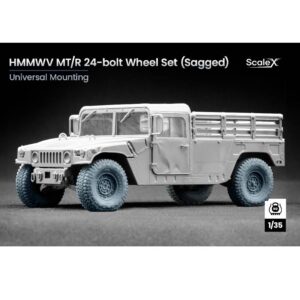 HMMWV MT/R 24-bolt Sagged wheel set