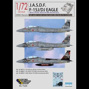 J.A.S.D.F. F-15J/DJ Eagle 201st TFS Air Show & 30th Anniversary - 1/72