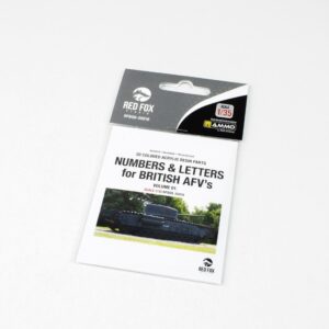 Numbers & Letters for British AFV's Vol.01 (Universal) - 1/35