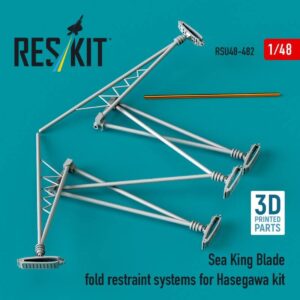 Sea King blade fold restraint systems for Hasegawa kit (3D Printed)