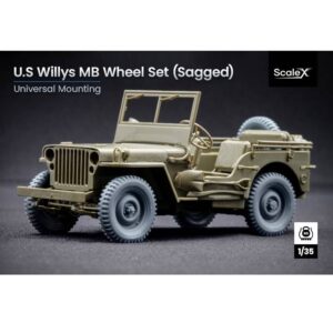 U.S WILLYS MB Sagged wheel set