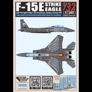 USAF F-15E Strike Eagle 4FW's 75th Anniversary, SJ AB - 1/32