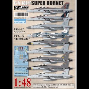 USN F/A-18E/F Super Hornet VFA-22 & VFC-12