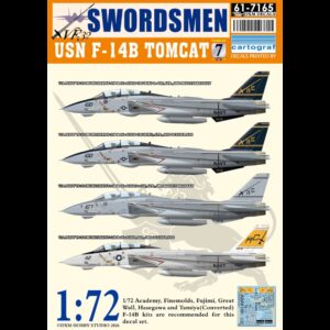 USN VF-32 Swordsmen F-14B Tomcat Collection n.7 - 1/72