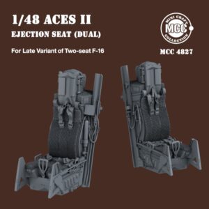 ACES II Ejection seats late (dual) for F-16 two seats 1/48