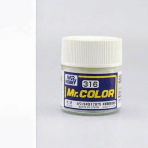 C-316 White FS17875 (10 ml) - Mr. Color for Aircraft Models, USA