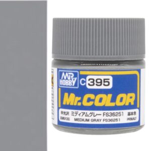 C-395 Medium Gray FS36251 (10 ml) - Mr. Color for Airplanes