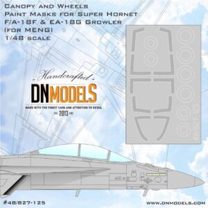 Canopy and Wheels for Super Hornet F/A-18F & EA-18G Growler (for MENG) 1/48