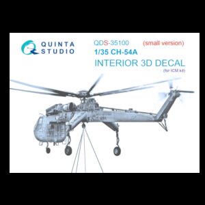 CH-54A 3D-Printed & coloured Interior on decal paper (ICM) (Small version)